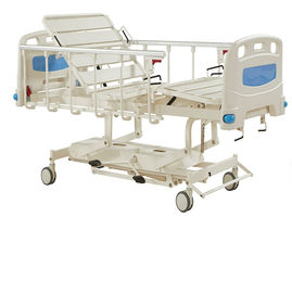 Ανθεκτικό μακράς διαρκείας χειρωνακτικό νοσοκομειακό κρεβάτι πέντε λειτουργίες, υδραυλικό κρεβάτι προσοχής περιποίησης κρεβατιών προσοχής