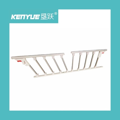Προσαρμοσμένο νοσοκομειακό κρεβάτι Guardrail 10 Gear Double Switch Αλουμινίου
