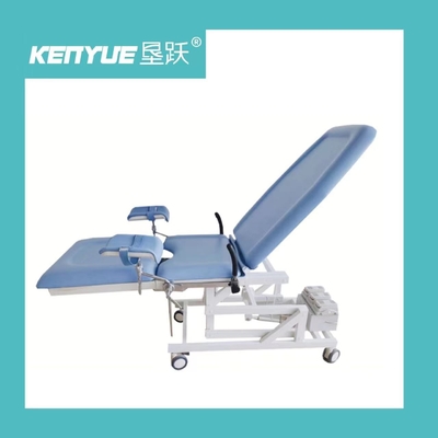 Bule Color Electric 3 Fcuntion Delivery κρεβάτι 90cm μεταλλικό πολυλειτουργικό γυναικολογικό τραπέζι