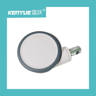 6 ιντσών Κεντρικός τροχός ελέγχου TPR + PP 32 * 50mm με ιατρικά αξεσουάρ τροχός λευκό