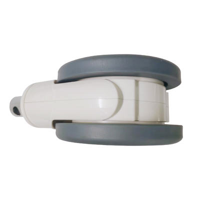 6 ιντσών Κεντρικός τροχός ελέγχου TPR + PP 32 * 50mm με ιατρικά αξεσουάρ τροχός λευκό