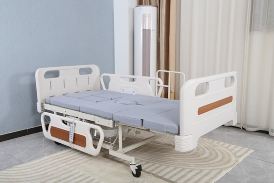 Λευκό ρυθμιζόμενο ηλεκτρικό πολυλειτουργικό νοσοκομειακό κρεβάτι για νοσοκομείο 2090*1020mm