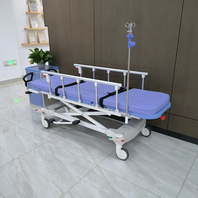 υδραυλικά φορεία Hhospital εξοπλισμός ιατρικός ασθενής τροχόσπιτο αναδιπλούμενο κάγκελο μεταφοράς αναπηρικού καρέκλου b