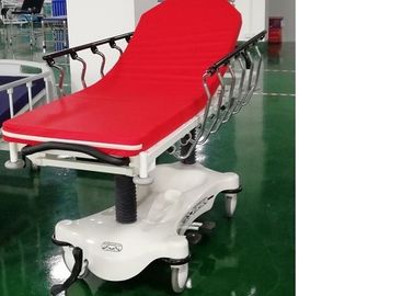 Κρεβάτι έκτακτης ανάγκης νοσοκομείων φορείων πολυτέλειας ABS κόκκινου χρώματος, εύκολο να καθαρίσει