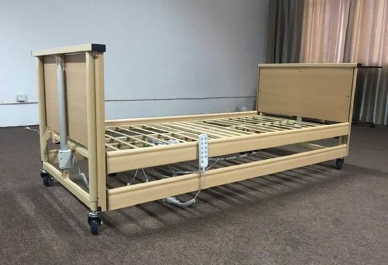Ιατρικά έπιπλα 5 λειτουργία ICU 820MM ηλεκτρικό νοσοκομειακό κρεβάτι ξύλινο