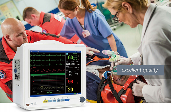 Φορητή ιατρική συσκευή ECG για το σπίτι όλοι σε ένα Off-White υλικό ABS ανιχνευτών
