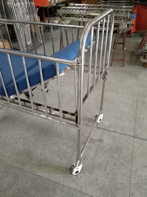 Υλικό νοσοκομειακό κρεβάτι νηπίων ανοξείδωτου ιατρικό