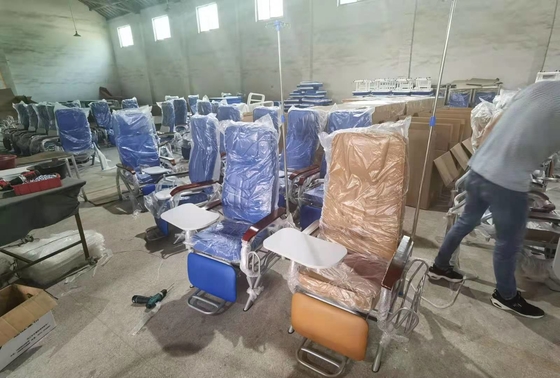 Έδρα μετάγγισης νοσοκομείων για το υπομονετικό πίσω υπόλοιπο χρήσης και το υπόλοιπο ποδιών διευθετήσιμα